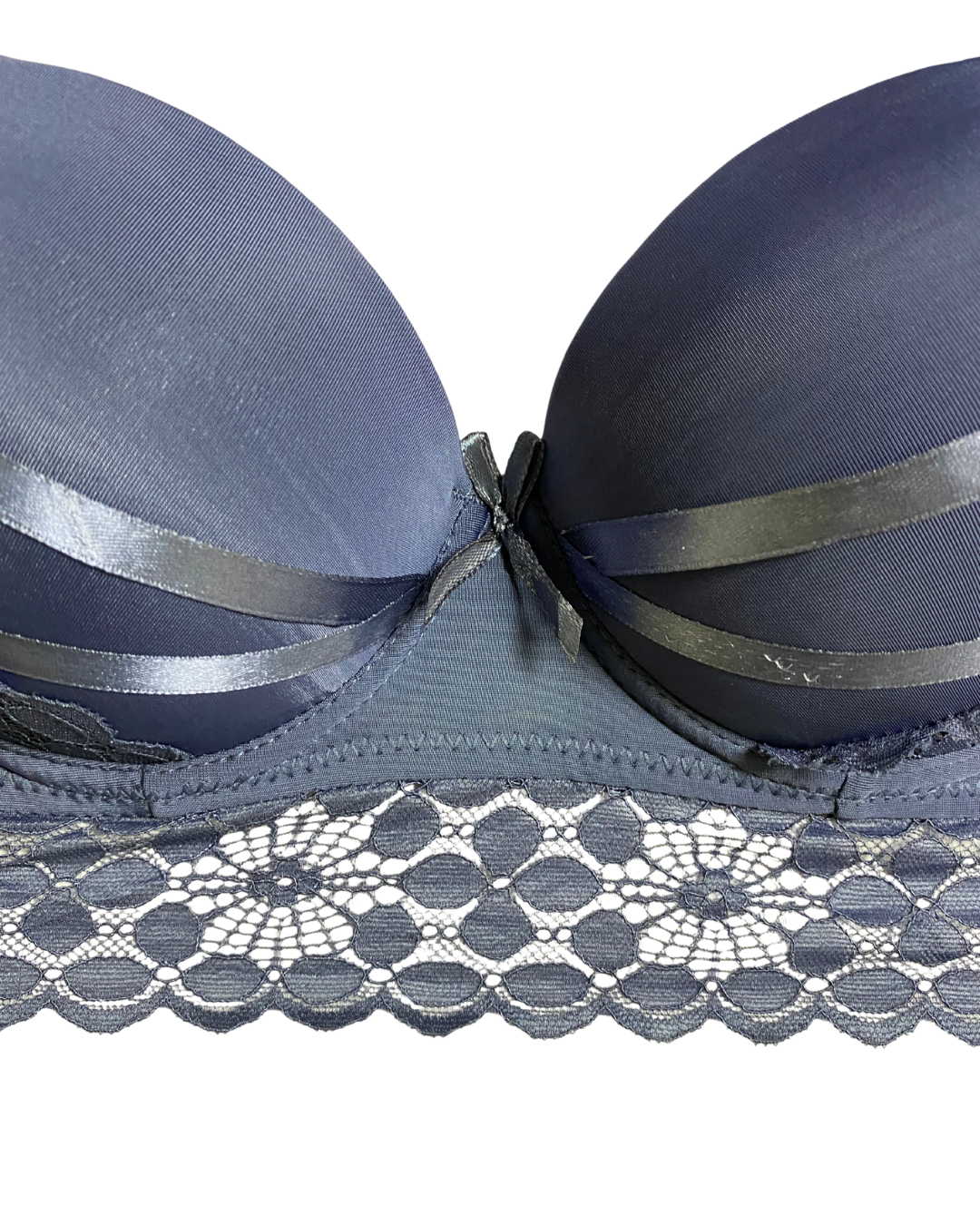 GL-ST-105 Grace Fit Lace Foam Bra & Panty Set – Midnight Elegance