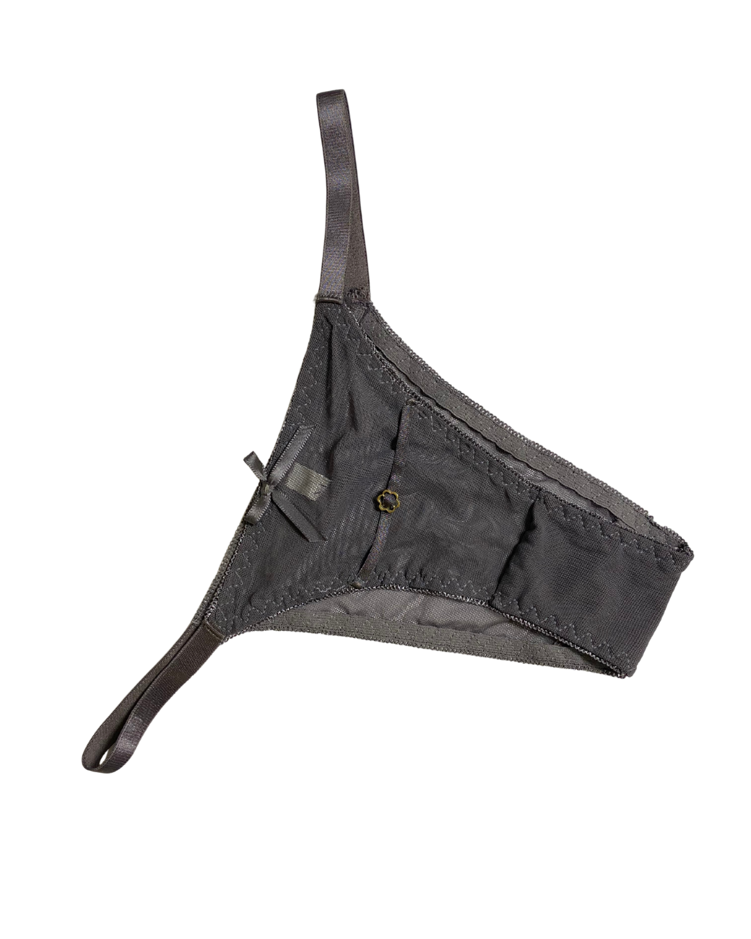 GL-ST-109 Grace Fit Mesh Foam Bra & Panty Set – Charcoal Allure