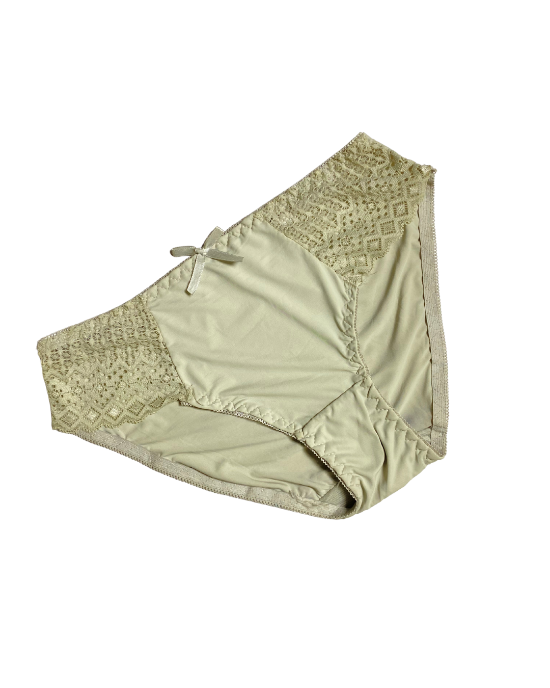 GL-ST-106 Soft Touch Lace Foam Bra & Panty Set – Creamy Delight