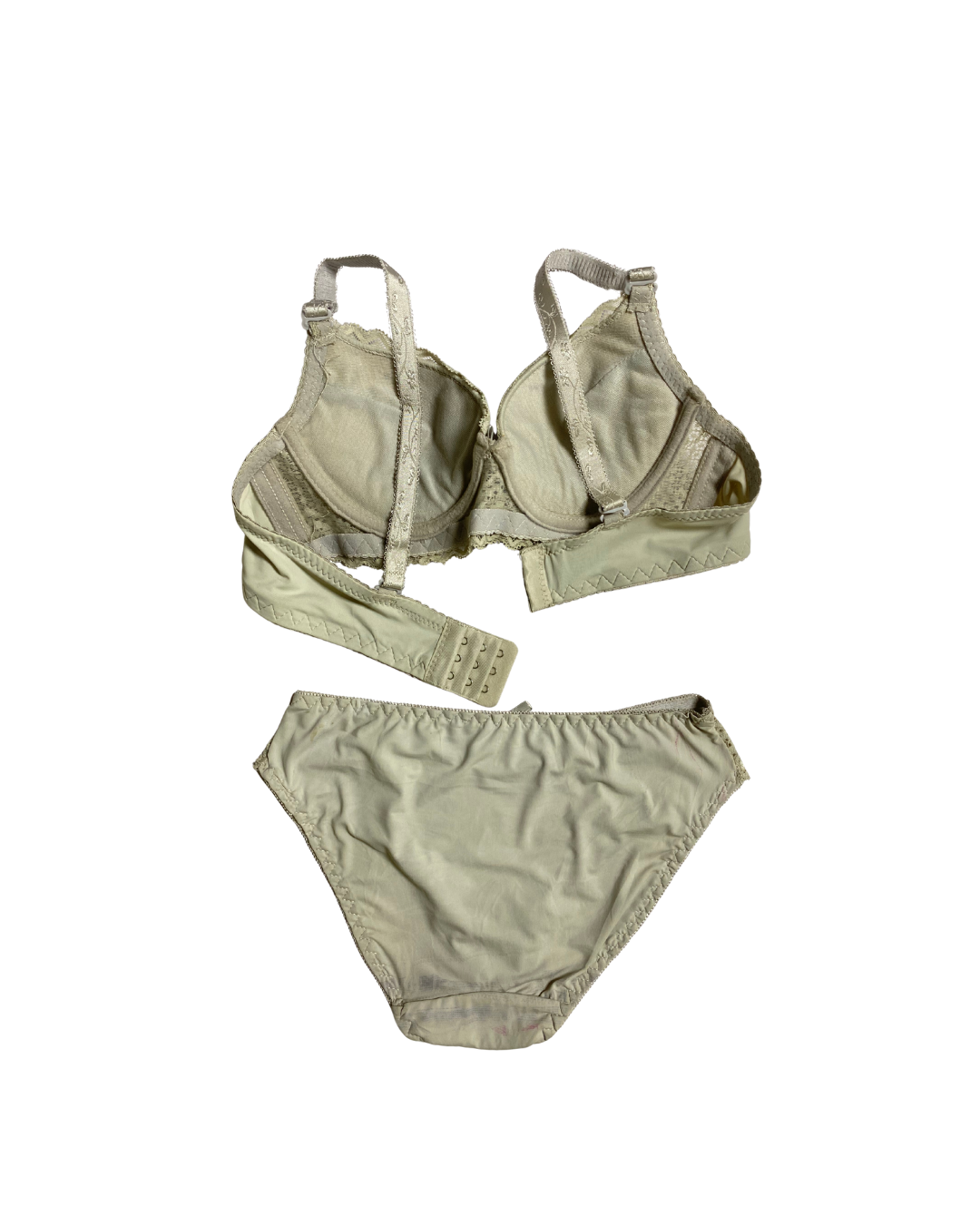 GL-ST-106 Soft Touch Lace Foam Bra & Panty Set – Creamy Delight