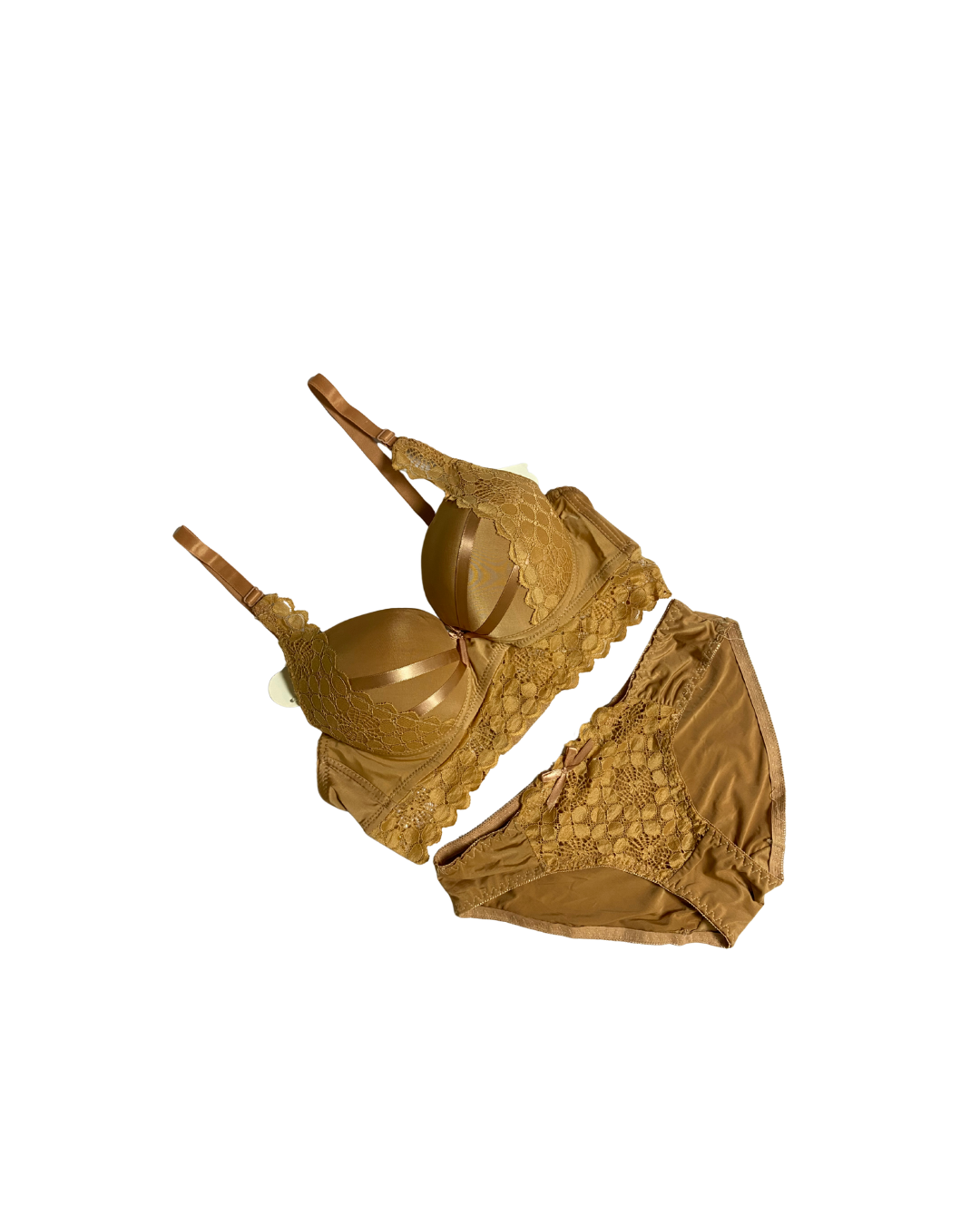 GL-ST-108 Grace Fit Lace Foam Bra & Panty Set – Golden Charm