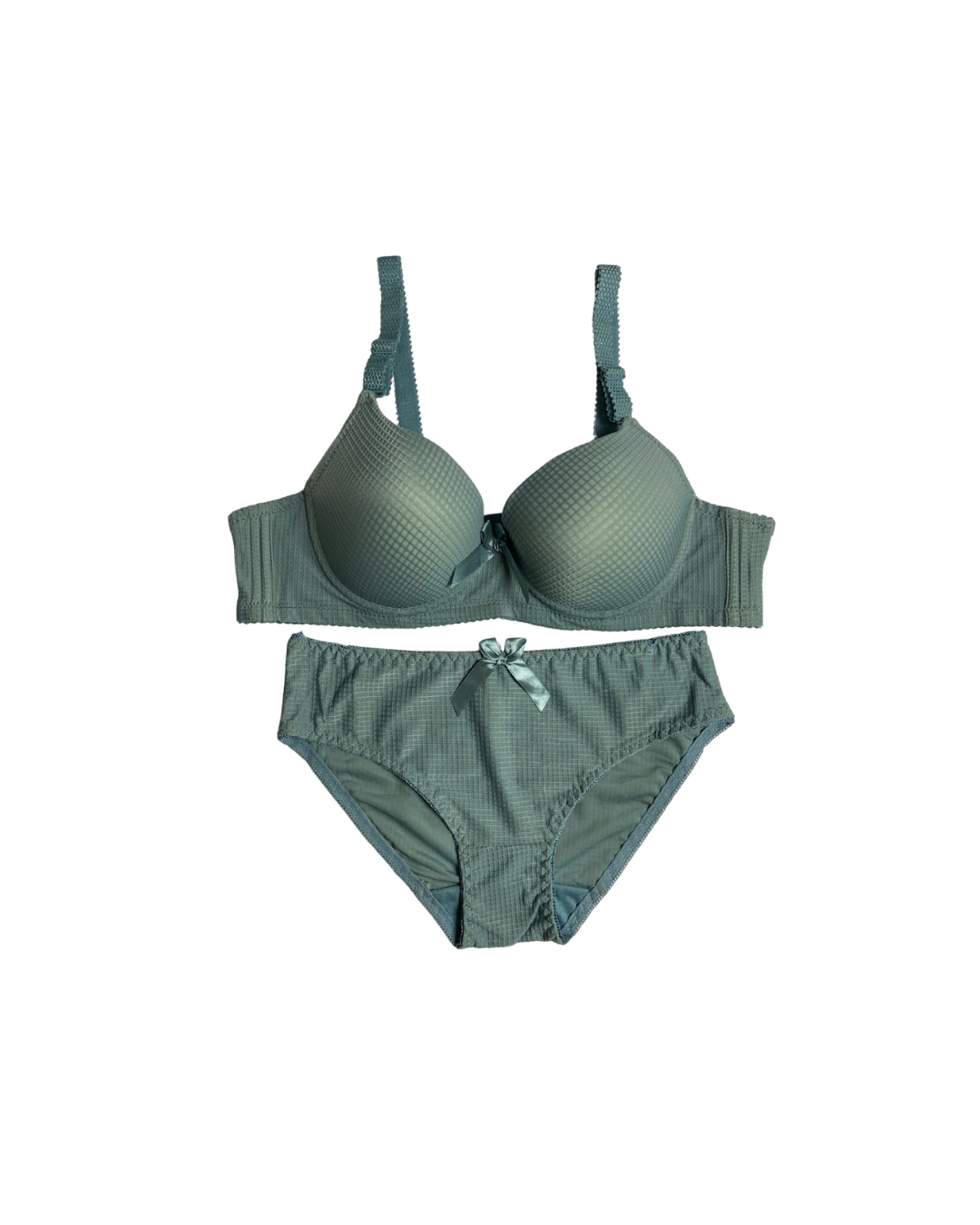 GL-ST-101 Grace Fit Foam Bra & Panty Set – Teal Green