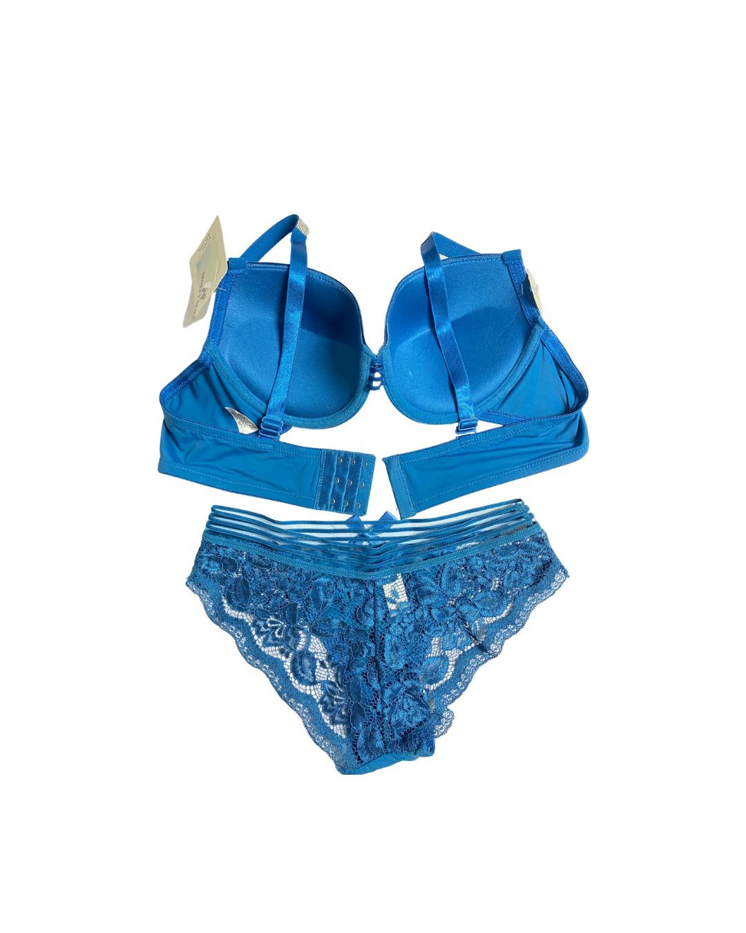 GL-ST-103 Grace Fit Lace Foam Bra & Panty Set – Ocean Blue Charm