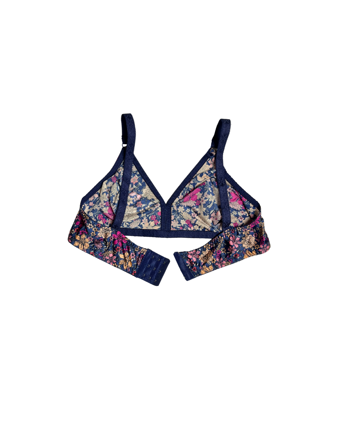 GL-BR-114 Grace Fit Floral Bra – Midnight Bloom