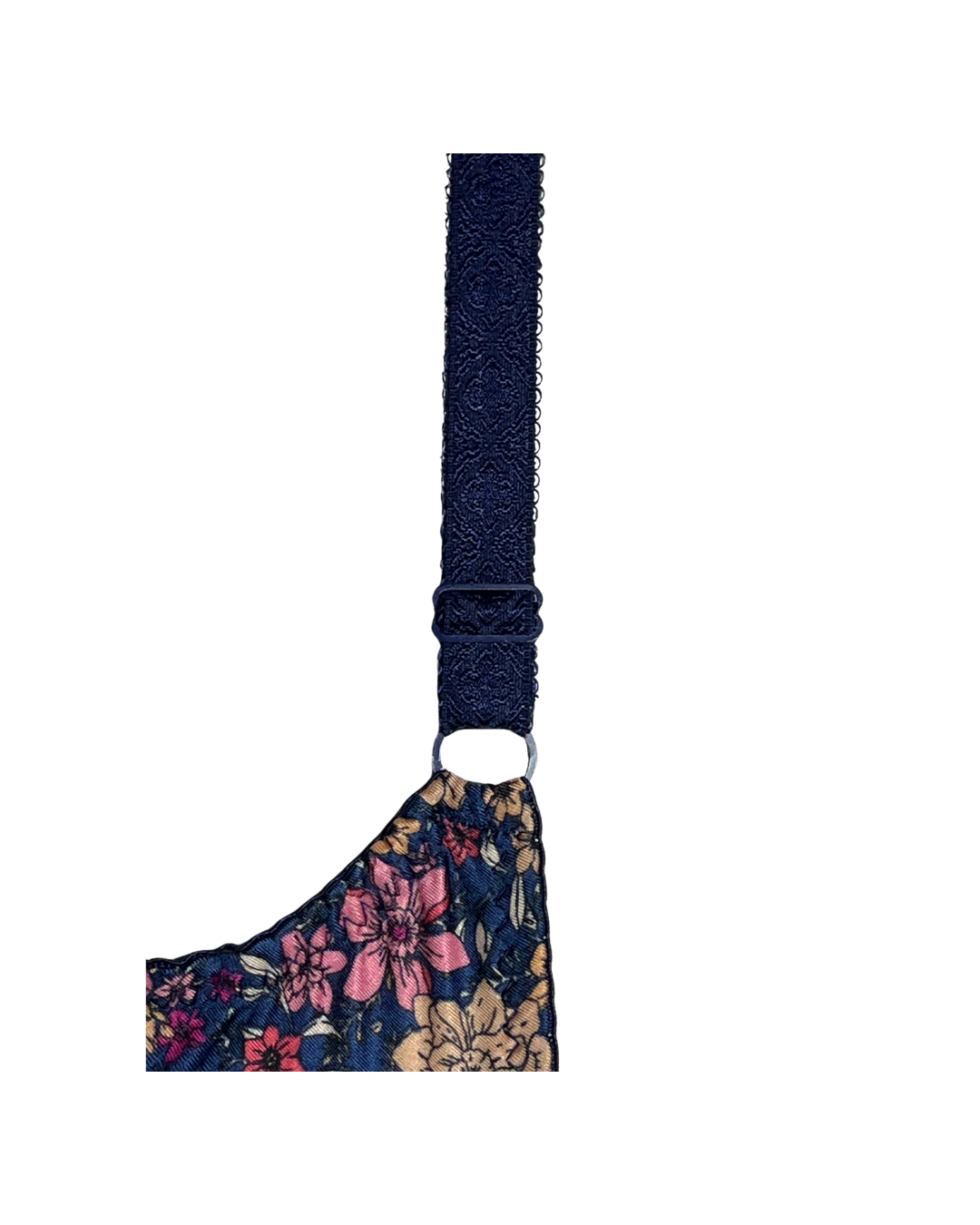 GL-BR-114 Grace Fit Floral Bra – Midnight Bloom