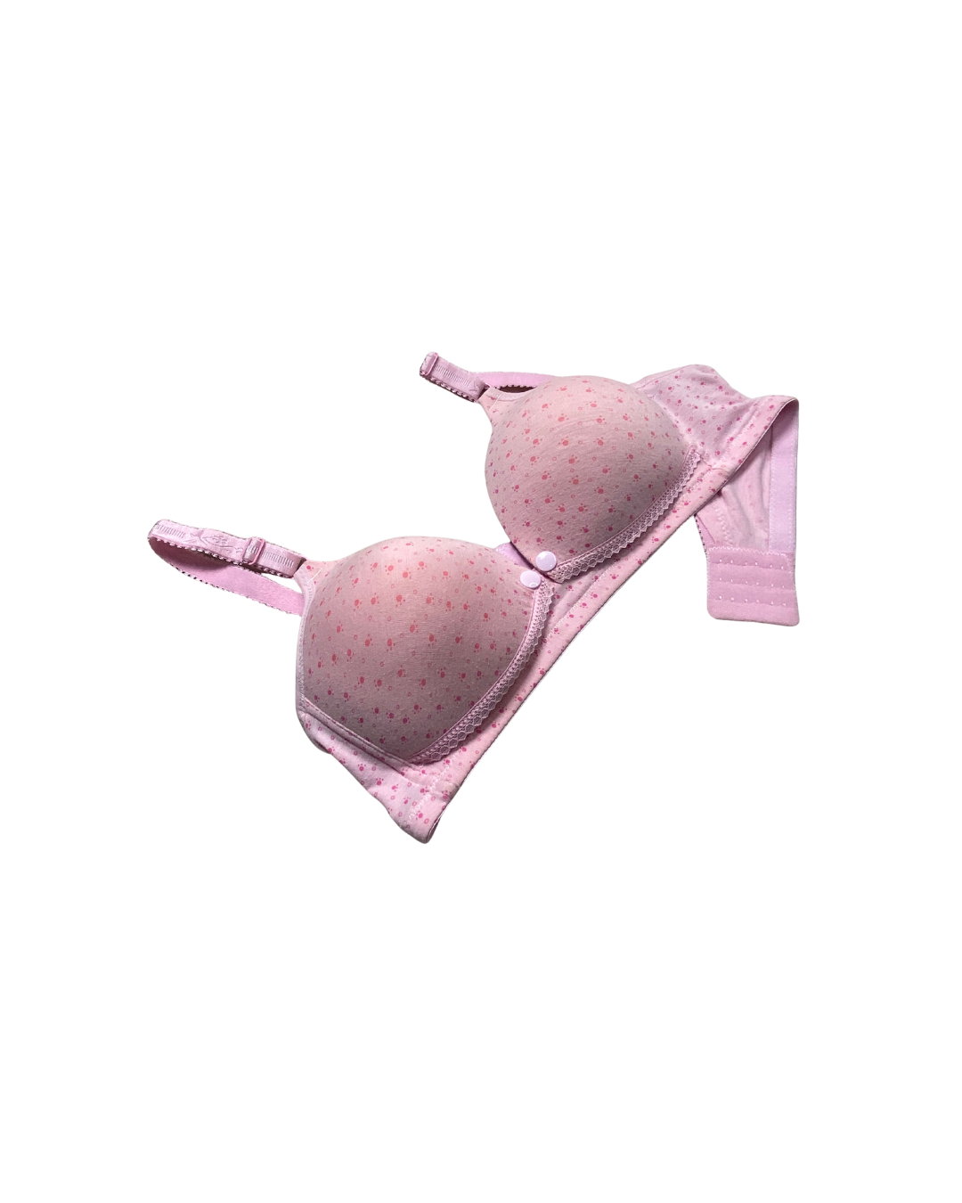 GL-BR-105 Comfortable Nursing Foam Bra - Floral Pink Color