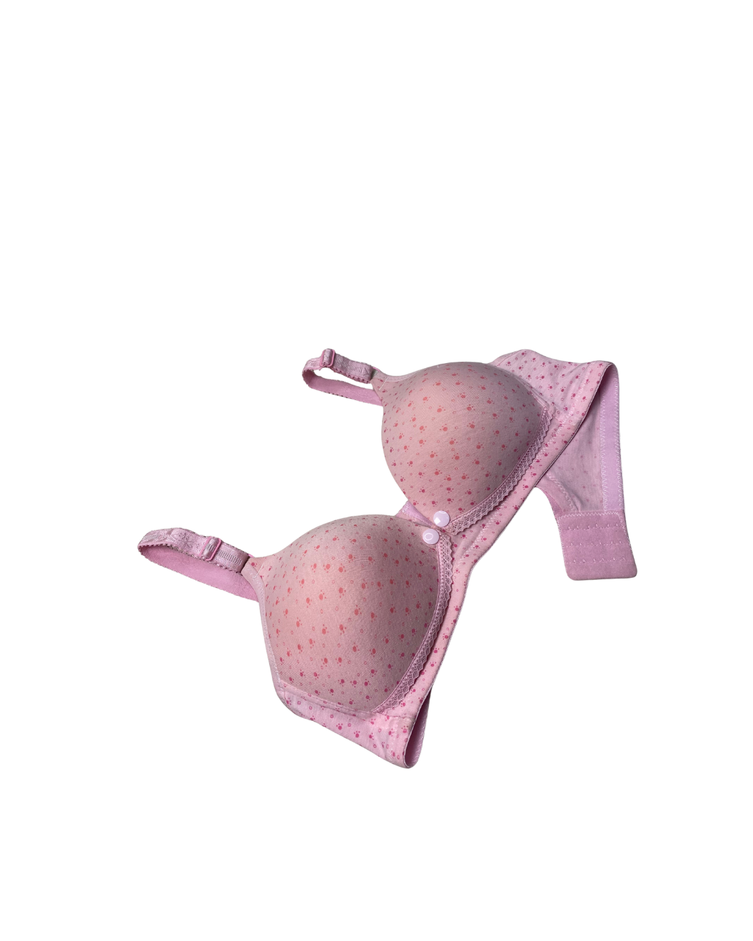 GL-BR-105 Comfortable Nursing Foam Bra - Floral Pink Color