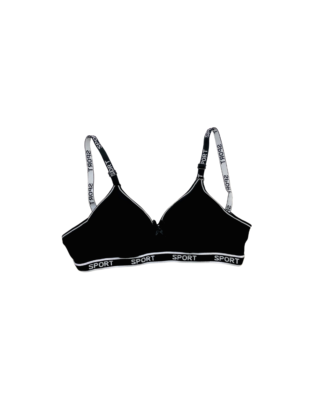 GL-SP-101 Sports Foam Bra In Black Color