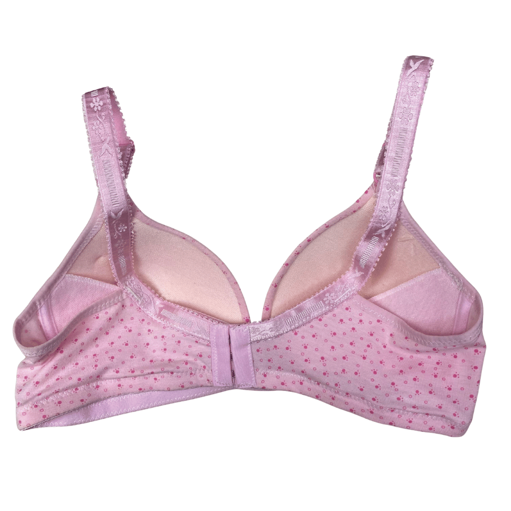 GL-BR-105 Comfortable Nursing Foam Bra - Floral Pink Color