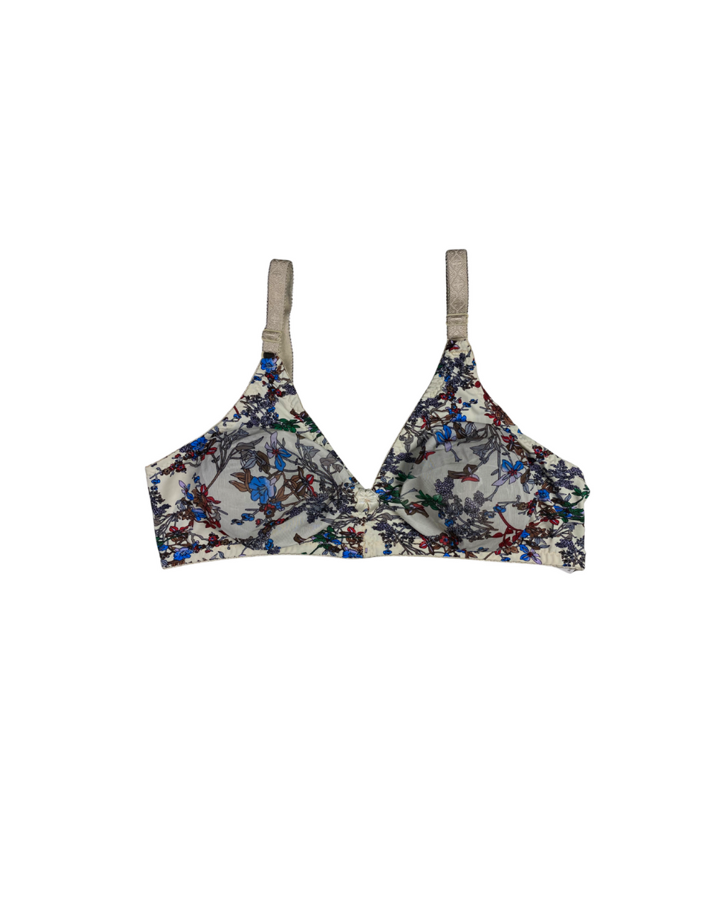 GL-BR-109 Floral Elegance Non-Wired Bra – Soft Comfort & Chic Style