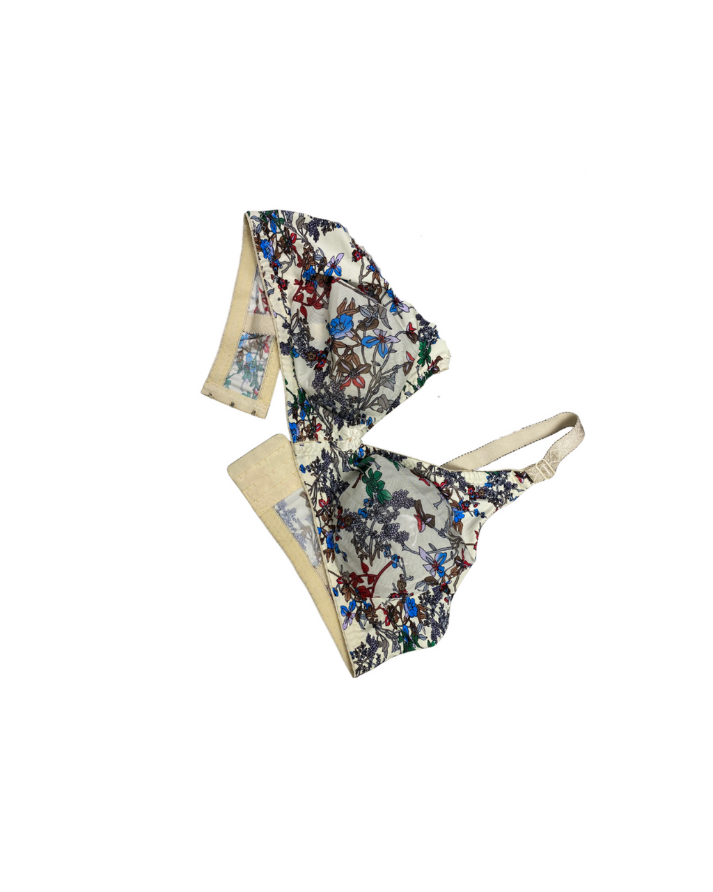 GL-BR-109 Floral Elegance Non-Wired Bra – Soft Comfort & Chic Style