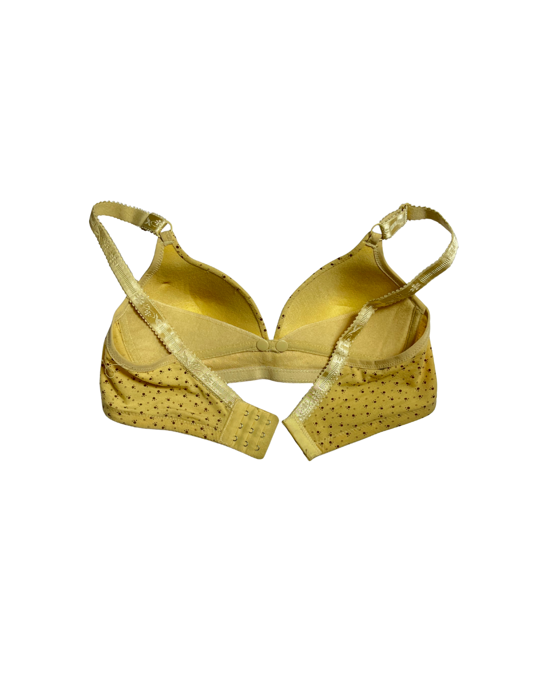 GL-BR-116 Comfortable Nursing Foam Bra – Golden Blossom Print