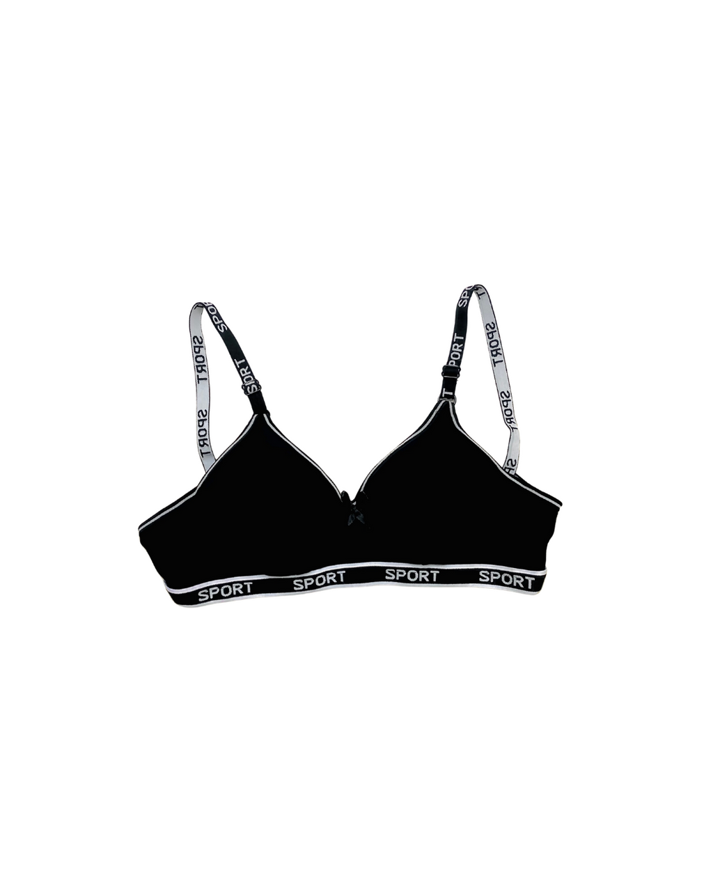 GL-SP-101 Sports Foam Bra In Black Color